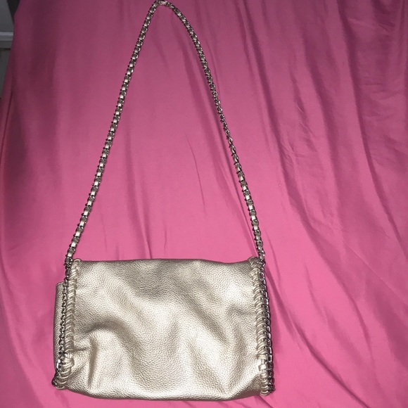 FOREVER 21 GOLD PURSE - Picture 2 of 3